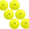 Orca 6 Pack Pickleballs Indoor or Outdoor, USAPA Approved Official Size Crack-Resistant Balls, with 1-Year No-Crack Warranty Perfect for Tournaments