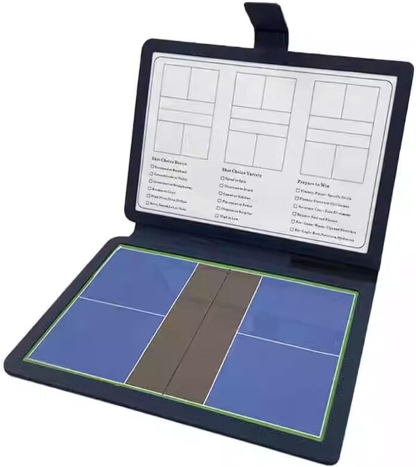 Premium Dry Erase Magnetic Pickleball Coaching Coach Board Clipboard, Pickleball Dry Erase Coaches Clipboard, Dry Erase Marker Board, Double-Sided, Training Aids Equipment Gear
