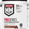Muscle Milk Pro Series Protein Powder Supplement,Knockout Chocolate,2 Pound,11 Servings,50g Protein,3g Sugar,20 Vitamins & Minerals,NSF Certified for Sport,Workout Recovery,Packaging May Vary