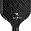 Carbon Fiber Pickleball Paddle, Carbon Fiber Surface (CFS) Pickle Ball Paddles with 16mm Honeycomb Core, Lightweight, Shock-Absorbing Paddle with Anti-Slip Grip, Ideal for Novice & Pro Players