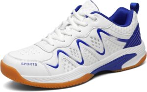 Pickleball Shoes for Mens Badminton Racketball Squash Tennis Athletic Shoes Indoor Court Training for All Racket Sports