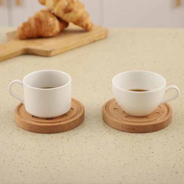 Pickleball Drink Coasters, 2 Pack Wood Coasters for Drink, Pickleball Themed Gifts for Men Women Pickleball Lovers, Coaches, and Teams, Home Kitchen Bar Pickleball Party Decoration