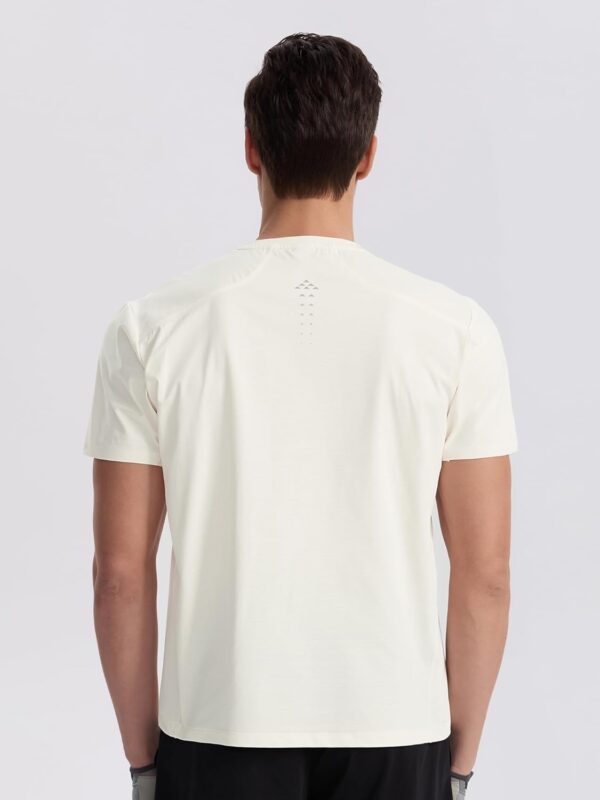 Mens Seamless T-Shirts Light Weight Moisture Wicking Running Workout Pickleball Shirts for Men