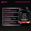 Driven WHEY- Whey Protein Powder: Delicious, Clean Protein Shake- Improve Muscle Recovery with 23 Grams of Protein with Added BCAA and Digestive Enzymes (5lb, Caramel Latte)