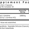 Biovy High Absorption Propionyl-L-Carnitine (PLCAR) No Artificial Fillers - Effective Propionyl L Carnitine HCL Supplement to Support Blood Circulation - 120 Capsules