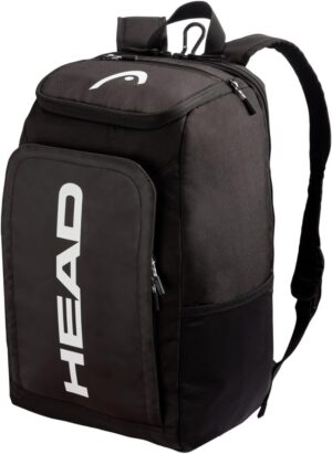 HEAD Pro Pickleball Backpack 26L Black and White