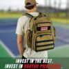 Booyah Pickleball Backpack Bag: Insulated & Shoe Pockets, 3+ Paddle Capacity, Durable Fence Hook, Comfortable Straps - Ideal for Professional Players