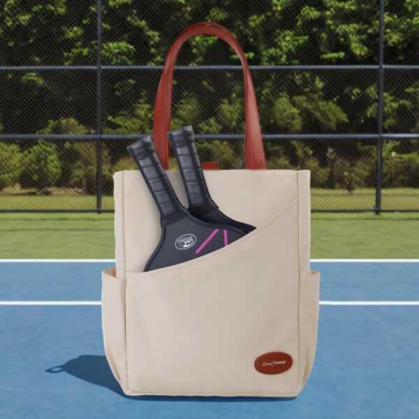 LUZZ PICKLE Pickleball Tote Bag Sport Duffle Bag Pickleball Handbag with Paddle Pocket