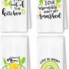 Funny Pickleball Gifts Kitchen Towels Set of 4, Pickleball Lover Gifts Dish Tea Towels for Kitchen Decor, Pickleball Gifts for Women Men Pickleball Lovers, 16x24 Inch