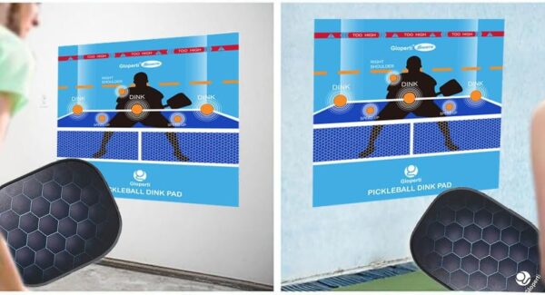 Pickleball Training Dink Pad Master Practice Aid Soft Feeling Fabric Material for Indoor & Outdoor Use Precision & Game Improvement