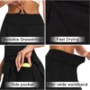 WOWENY Women Tennis Skirted Leggings with Pockets Athletic Ruffle Skirt with Leggings Golf Skort Pickleball Clothing