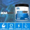 Evlution EVL BCAAs Amino Acids Powder - BCAA Powder Post Workout Recovery Drink and Stim Free Pre Workout Energy Drink Powder - 5g Branched Chain Amino Acids Supplement for Men - Unflavored Powder
