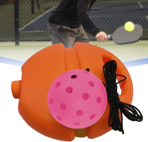 Pickleball Trainer, Rebound Practice Tool Pickleball Ball with Cord, Outdoor Indoor, Pickleball Training Aid for Training