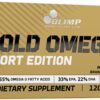 Gold Omega 3 Sport Edition - Pack of 120 Capsules, Quality Omega 3, Immunity Booster Cold-Water Fish Oil Ensuring 65% Content for Optimal Performance Ideal for Athletes