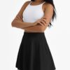 AUTOMET Womens Tennis Skirt with Shorts Underneath Flowy Mini Athletic Golf Skorts with Pockets 2025 Pleated Summer Outfits