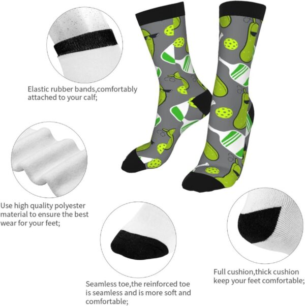 Men's Novelty Crew Socks Funny Holiday Soft Casual Dress Socks for Parties Weddings
