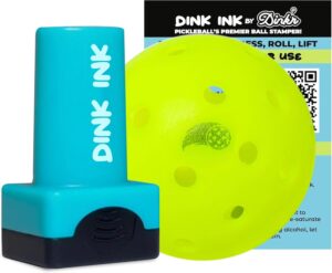 Dink Ink- Self-Inking Reusable Pickleball Marker | Personalize Your Pickleballs with Precision | Quick-Dry, Smudge-Free Durable Ink | Perfect for Pickleball Marking Accessories