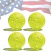 Hero Pickleball Warrior 40XPRO Veteran Owned - Durable Balls. Meets USA Pickleball Requirements. Works with All Paddles. Consistent Flight & Spin - 40 Machine-Drilled Holes