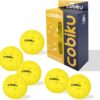 Premium Outdoor Pickleballs Balls 3/6/12 Pack - USAPA Approved Tournament and Competition Pickleball with Perfectly Balanced and Visibility, 40 Hole Pickleball for All Skill Levels