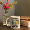 Funny Pickleball Gift for Pickleball Lovers, Playing Pickleball Improves Memory Coffee Mug Gifts for Players Friends Coach Coworker Dad Mom Uncle Aunt Boyfriend Girlfriend, 11oz