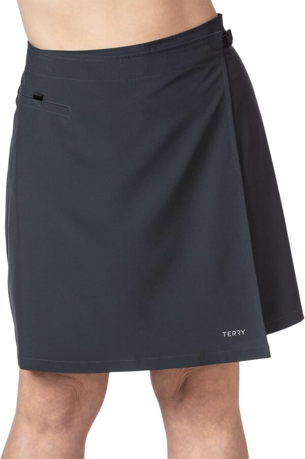 Terry Women's Wrapper Skirt, Multi-Sport Skirt - Cycling Tennis Golf Sailing - Liner Free - Regular & Plus Sizes