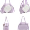 RAINBOW SMILE Crossbody Pickleball Bag with Ice Bag & Ball Bag 3-Piece Sets, Waterproof Pickle Ball Bag Tote Shoulder Bag