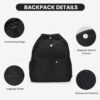 Gym Backpack Laptop Daypack Sports Bag Small Waterproof Drawstring Bag for Yoga Travel Daily Sports Workout Pickleball