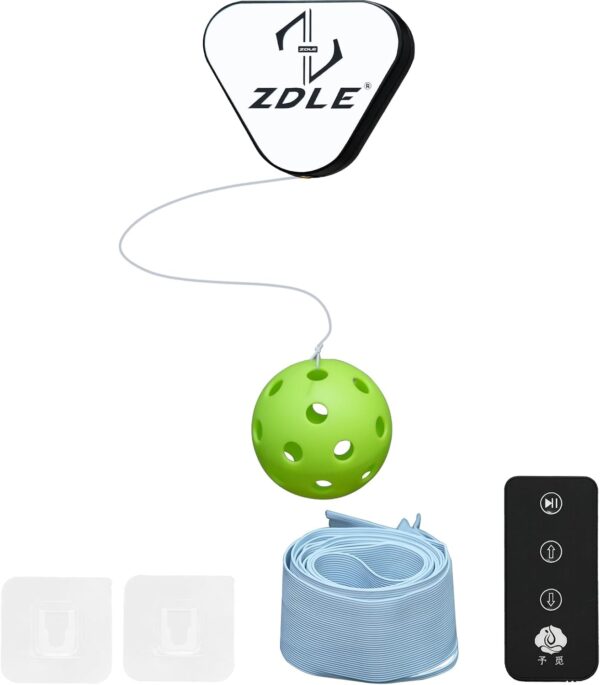 Pickleball Trainer with Remote Adjustable Rebounder for Training and Practice - Perfect Pickleball Practice Equipment for Single Player Training