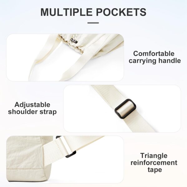 Drawstring Backpack Gym Bag for Women Small Workout Sports Bag for Men Cinch Gym Backpack Shoulder Tote Bag for Women