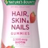 Nature's Bounty Gummies with Biotin, Strawberry, 140 Ct