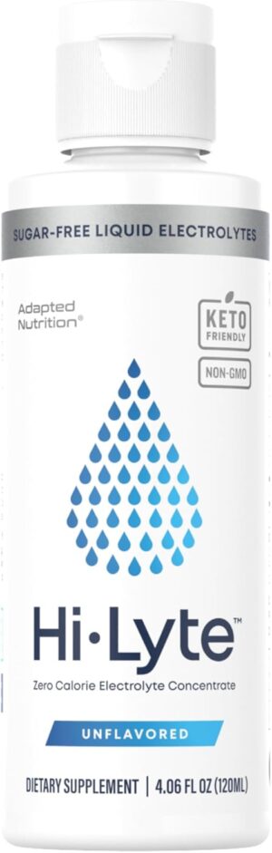 Hi-Lyte Electrolytes for Fasting, Immune Support and Rapid Hydration | 48 Servings | NO Calories NO Sugar | 20%+ More Potassium, Magnesium & Zinc