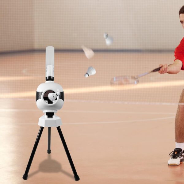Automatic Badminton Serve Machine Badminton Training Machine Robot Shuttlecock Feeder Machine for Sport Pace Training