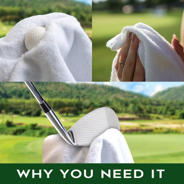 We are More Than Just Pickleball Friends Polyester and Cotton Blend Printed Sport Towel with Clip, Pickleball Gift for Pickleball Lover, Funny Flamingo Pickleball Accessories for Men Women,