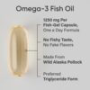 Sports Triple Strength Omega-3 Fish Oil, 150 Fish Softgels - Burp Less