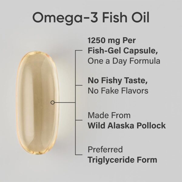 Sports Triple Strength Omega-3 Fish Oil, 150 Fish Softgels - Burp Less