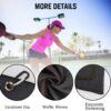 ERHACHAIJIA That's What I Do I and I Black Embroidered Pickleball Sports Towel With Clip - Funny Gifts for Men Women Pickleball Lovers, Birthday Father's Day