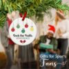 Pickleball Ornament for Christmas Tree Decor, Xmas Hanging Ornaments, Deck The Halls Gifts for Pickleball Lover and Sport Lovers