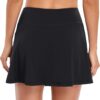 Fulbelle Tennis Skirts for Women Elastic Athletic Golf Skorts with Pockets