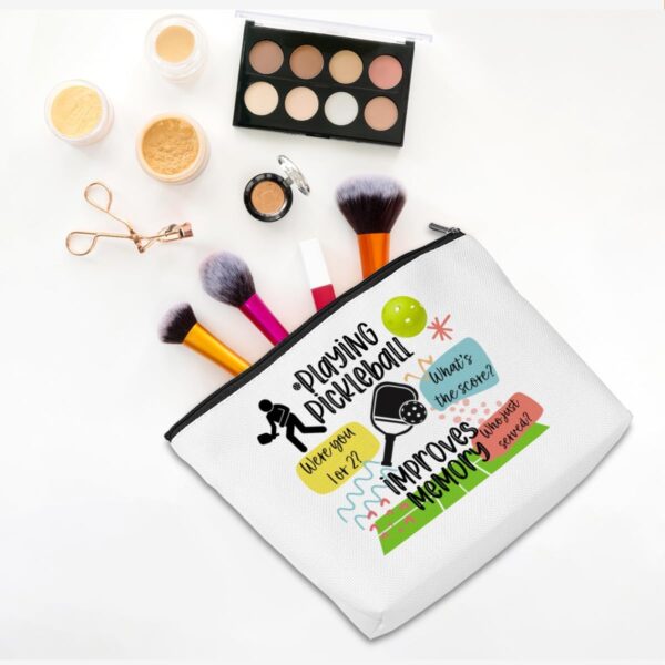 Pickleball Gifts Funny Makeup Bag Pickleball Accessories Cosmetic Bag Pickleball Zipper Pouch Pickleball Lover Gifts for Women Lovers Player Coach Grandma Mom Christmas Birthday Gifts