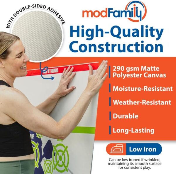 Pickleball Dink Pad Practice Board Poster Rebounder Training Aid - Improve Your Pickle-Ball Game Dinks & Reflexes - Transform Any Wall Into A Pickle Ball Court and Net Indoor or Outdoors by Modfamily