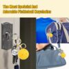 1step2dream Set of 6 Yellow Pickleball Keychains: Good Accessories for Pickleball Enthusiasts | Pickleball Lover Gifts in Bulk