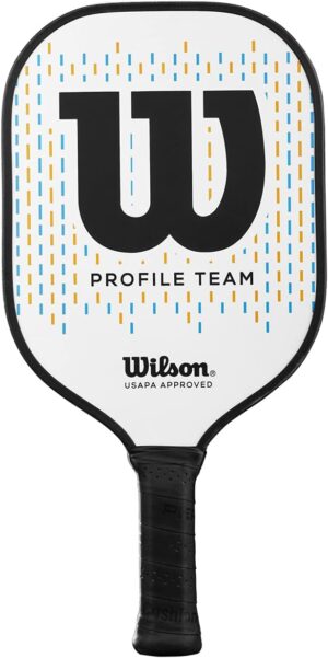 WILSON Sporting Goods Profile Team Pickleball Paddle - White/Multi