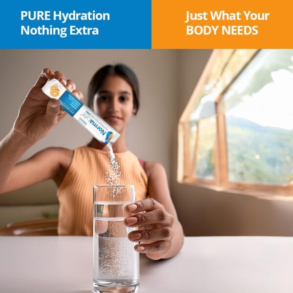 NormaLyte Oral Rehydration Salts-Helps dietary management of POTS Syndrome symptoms- 1 Pouches -30 Sticks (Yields 500mL per Pack)-Orange| Energy Supplements, Potassium Supplement, Dehydration Recovery