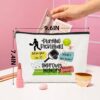 Pickleball Gifts Funny Makeup Bag Pickleball Accessories Cosmetic Bag Pickleball Zipper Pouch Pickleball Lover Gifts for Women Lovers Player Coach Grandma Mom Christmas Birthday Gifts