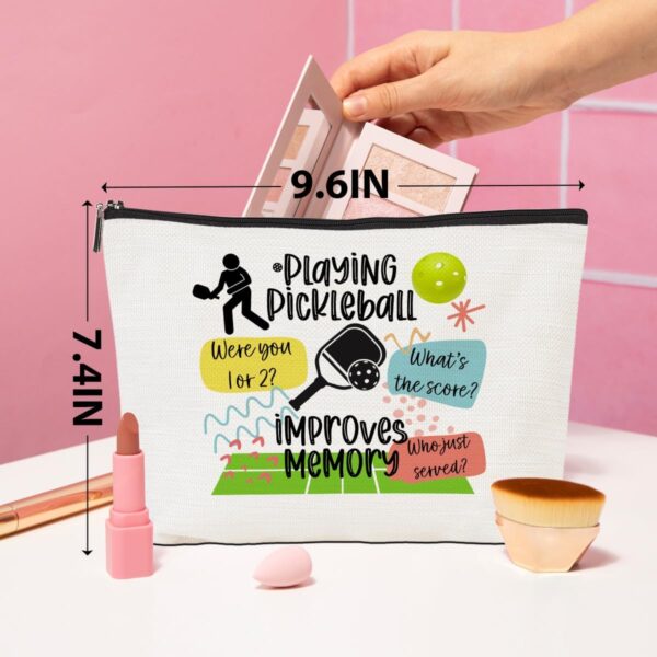 Pickleball Gifts Funny Makeup Bag Pickleball Accessories Cosmetic Bag Pickleball Zipper Pouch Pickleball Lover Gifts for Women Lovers Player Coach Grandma Mom Christmas Birthday Gifts