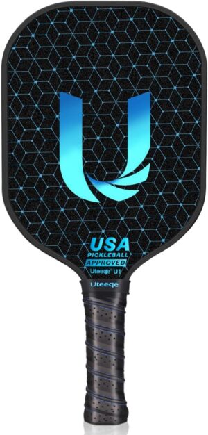 Pickleball Paddle - Graphite Surface with High Grit & Spin, USAPA Approved Pickleball Pickle Ball Raquette Lightweight Polymer Honeycomb Non-Slip Grip