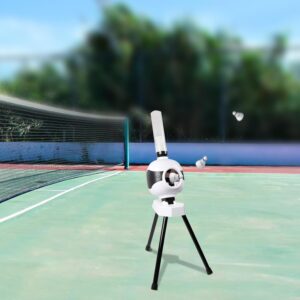 Automatic Badminton Serve Machine Badminton Training Machine Robot Shuttlecock Feeder Machine for Sport Pace Training