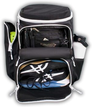 Pickleball Bag for Men and Women - Fits 2 to 4 Paddles - Shoe Compartment, Fence Hook, Storage Pockets for Water Bottles, Pickleballs, Clothing, Racquet/Paddle Storage - Pickle Ball Backpack