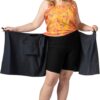 Terry Women's Wrapper Skirt, Multi-Sport Skirt - Cycling Tennis Golf Sailing - Liner Free - Regular & Plus Sizes