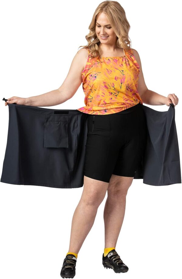 Terry Women's Wrapper Skirt, Multi-Sport Skirt - Cycling Tennis Golf Sailing - Liner Free - Regular & Plus Sizes